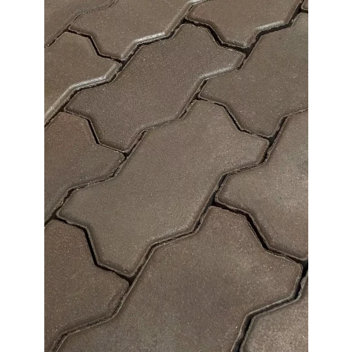 Тротуарная плитка Koldiz Волна 60 мм Моно Коричневый