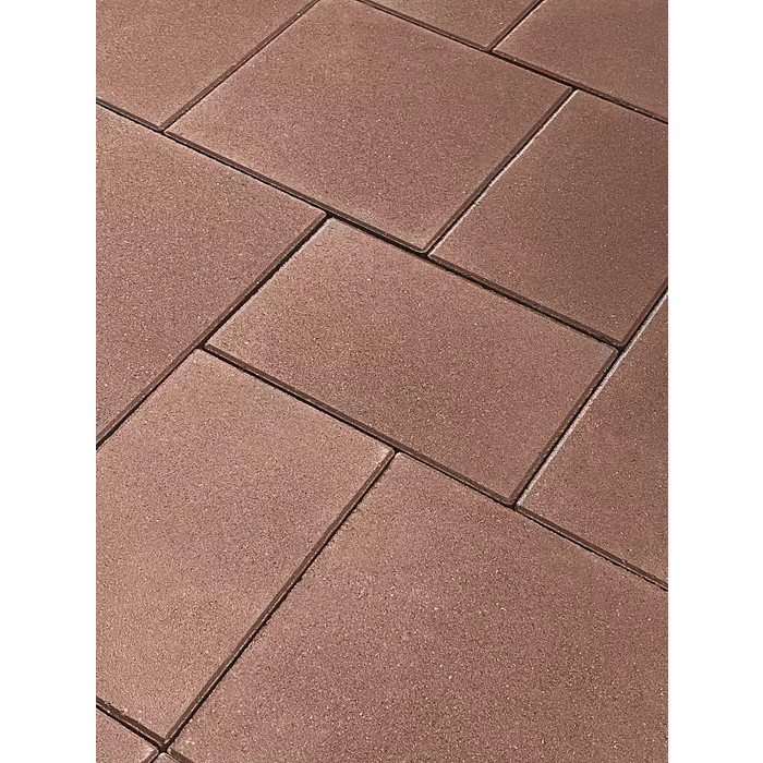 Тротуарная плитка Koldiz Колдиз 3 60 мм Моно Бордовый