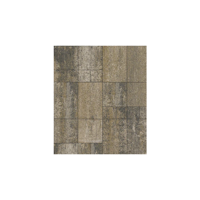 Тротуарная плитка Выбор Грандо Б.9.Фсм.6 60 мм Искусственный камень Базальт