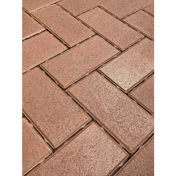 Тротуарная плитка Koldiz Колдиз 4 60 мм Моно Бордовый