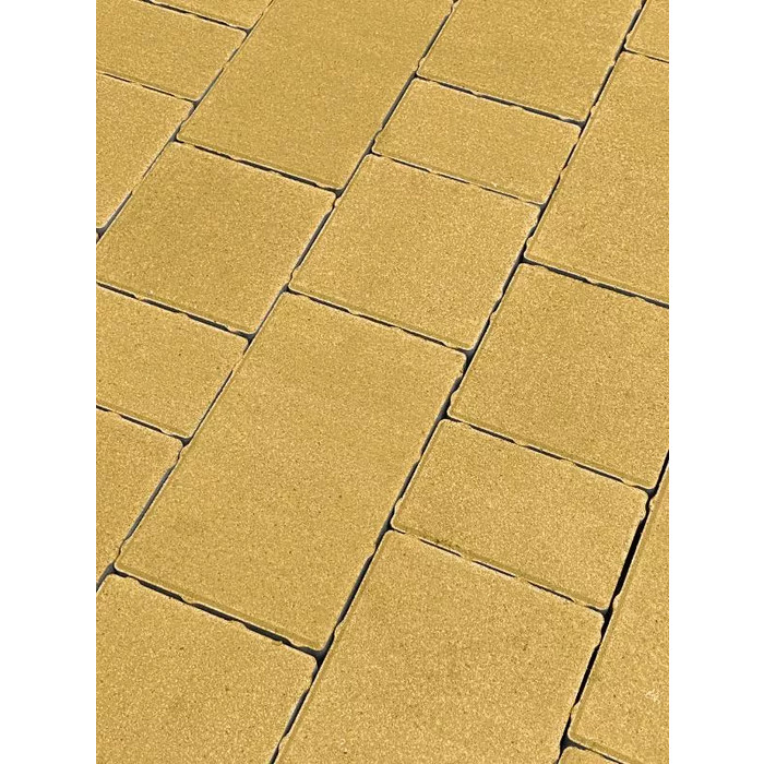 Тротуарная плитка Koldiz Новый Город 60 мм Моно Желтый