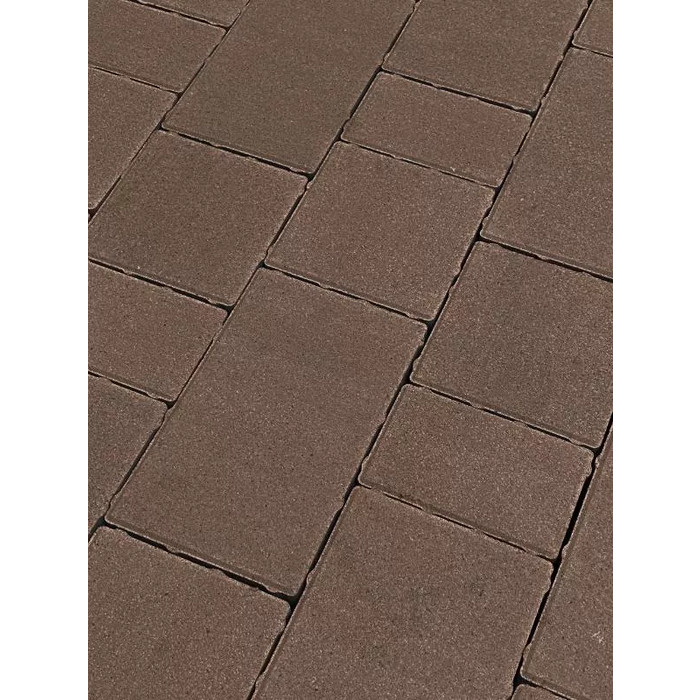 Тротуарная плитка Koldiz Новый Город 60 мм Моно Коричневый