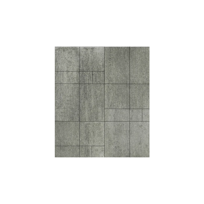 Тротуарная плитка Выбор Грандо Б.9.Фсм.6 60 мм Искусственный камень Шунгит