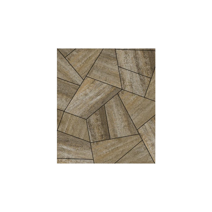 Тротуарная плитка Выбор Оригами Б.4.Фсм.8 80 мм Искусственный камень Доломит