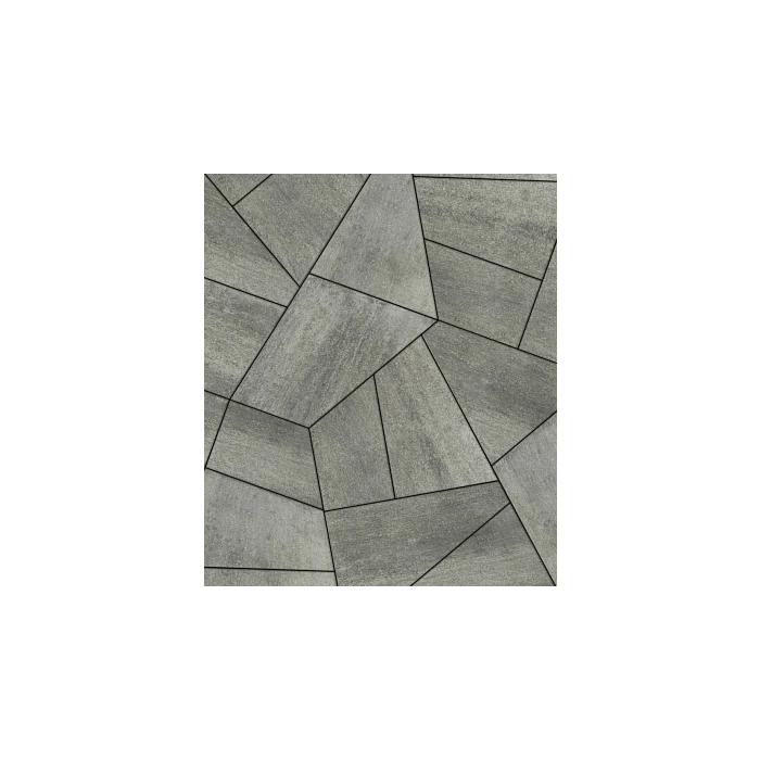 Тротуарная плитка Выбор Оригами Б.4.Фсм.8 80 мм Искусственный камень Шунгит