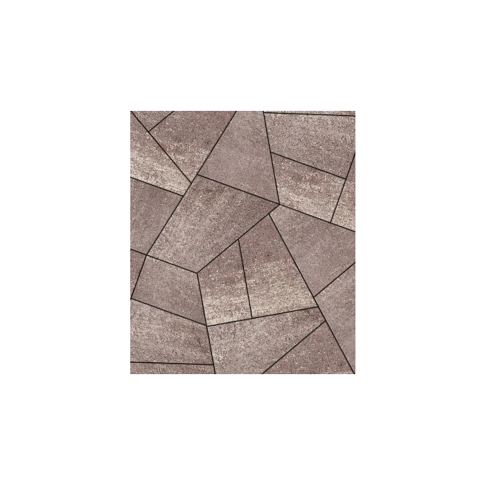 Тротуарная плитка Выбор Оригами Б.4.Фсм.8 80 мм Искусственный камень Плитняк