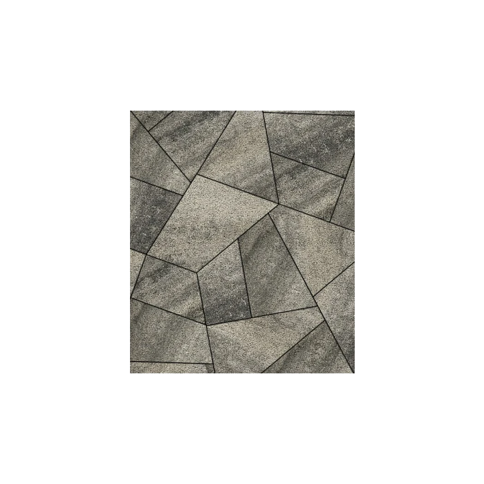 Тротуарная плитка Выбор Оригами Б.4.Фсм.8 80 мм Листопад Антрацит