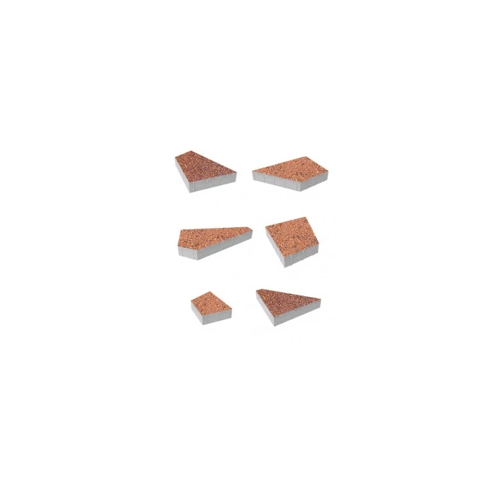 Тротуарная плитка Выбор Оригами Б.4.Фсм.8 80 мм Листопад Барселона