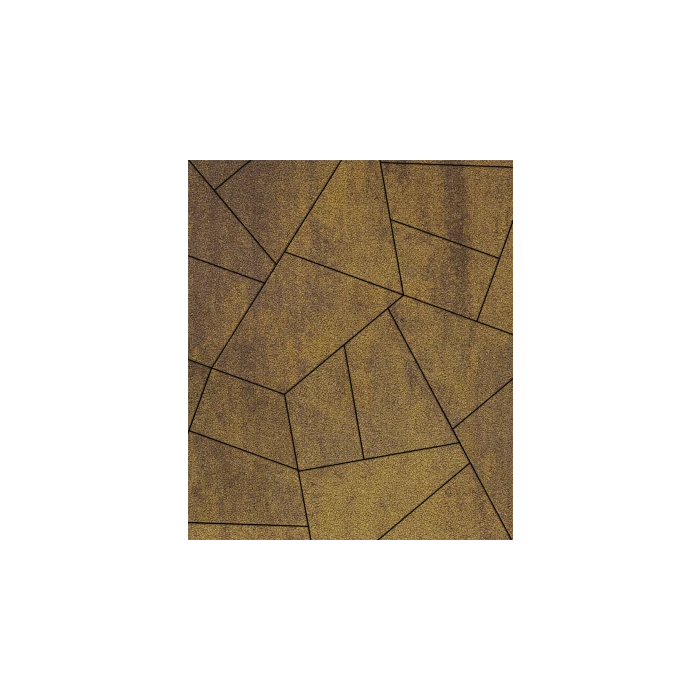 Тротуарная плитка Выбор Оригами Б.4.Фсм.8 80 мм Листопад Гранит Янтарный