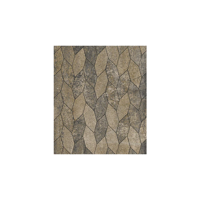 Тротуарная плитка Выбор Скошенный шестиугольник Б.1.ШГ.6 60 мм Искусственный камень Базальт