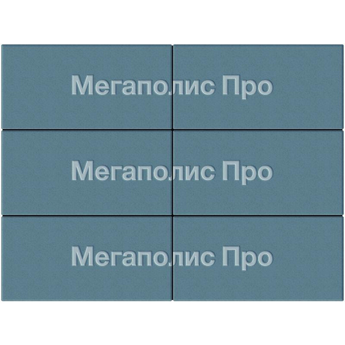 Тротуарная плитка Выбор Прямоугольник Б.5.П.8 600х300х80 мм Стандарт Синий фото 3