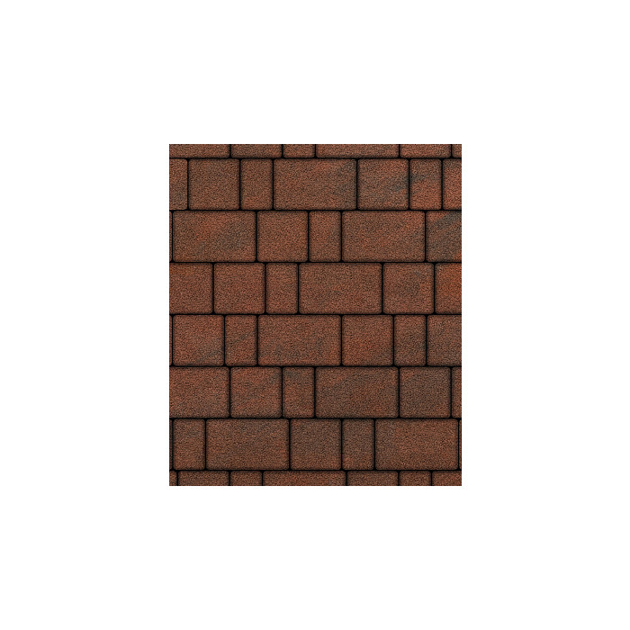 Тротуарная плитка Выбор Старый город Листопад 1Ф.8 80 мм Клинкер