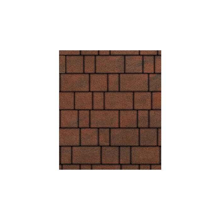 Тротуарная плитка Выбор Старый город Листопад 1Ф.8 80 мм Клинкер