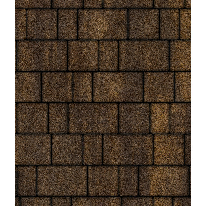 Тротуарная плитка Выбор Старый город Листопад 1Ф.8 80 мм Мокко