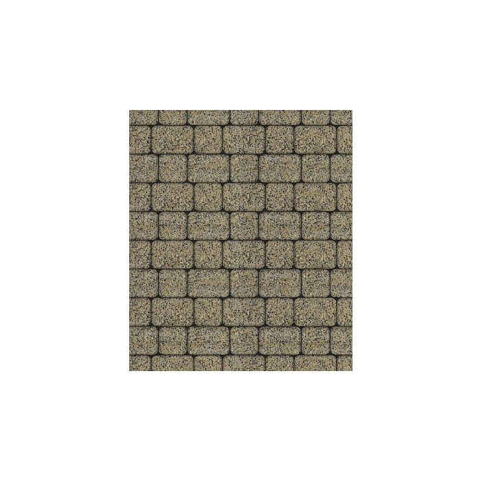 Тротуарная плитка Выбор Классико А.1.КО.4 Гранит 40 мм Желтый