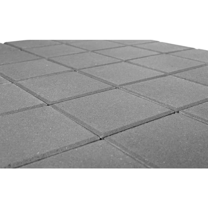 Тротуарная плитка Braer ЛУВР Квадрат 100х100х60 мм Серый
