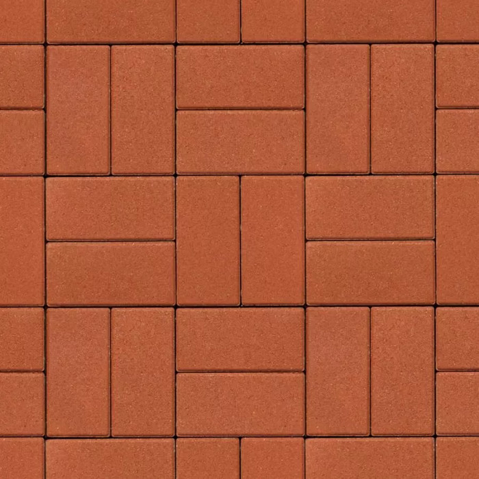 Брусчатка Выбор Прямоугольник 2.П.8 80 мм. Оранжевый