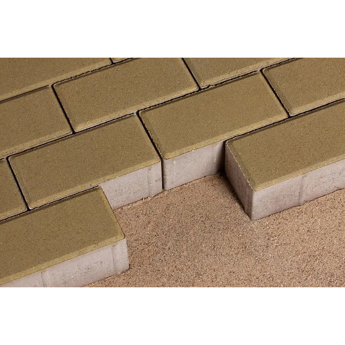 Брусчатка 342 механический завод Прямоугольник 200х100х80 мм Оливковый