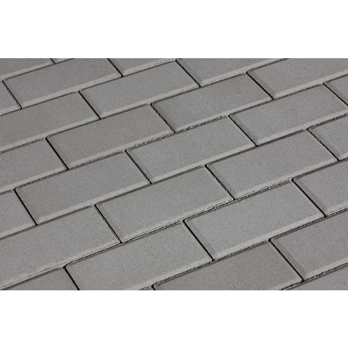 Брусчатка 342 механический завод Прямоугольник 200х100х80 мм Серый