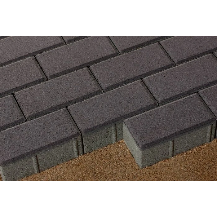 Брусчатка 342 механический завод Прямоугольник 200х100х80 мм Черный