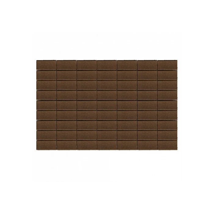 Брусчатка Выбор Прямоугольник 2.П.4 40 мм. Коричневый