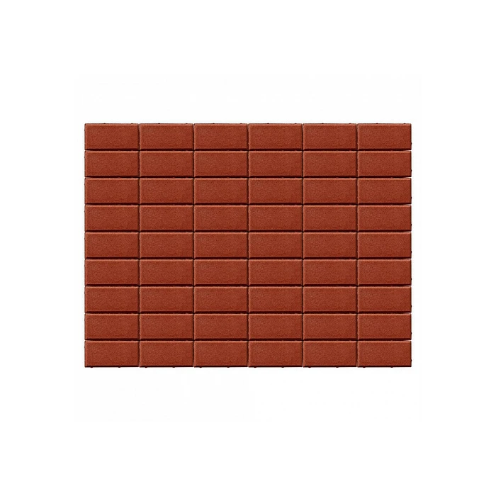 Брусчатка Выбор Прямоугольник 2.П.4 40 мм. Красный
