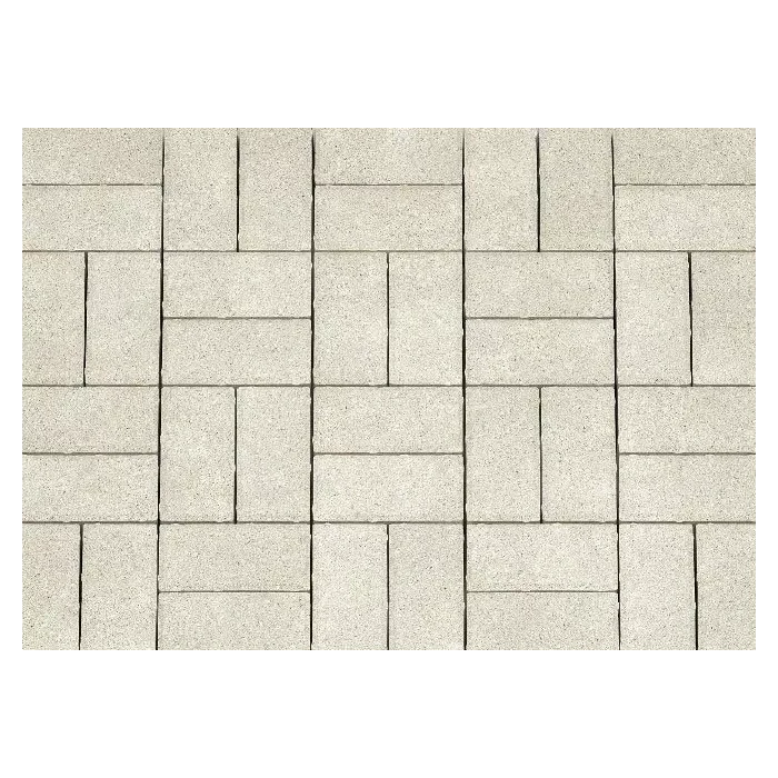 Брусчатка Каменный Век Кирпичик 200х100х40 мм. Белый