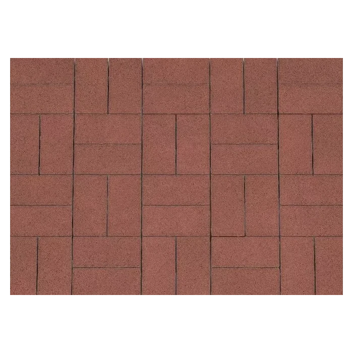 Брусчатка Каменный Век Кирпичик 200х100х40 мм. Красный
