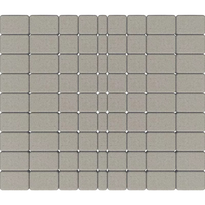 Классика 180х120х60, 120х120х60, 120х60х60 мм Кристалл на белом цементе ч/п