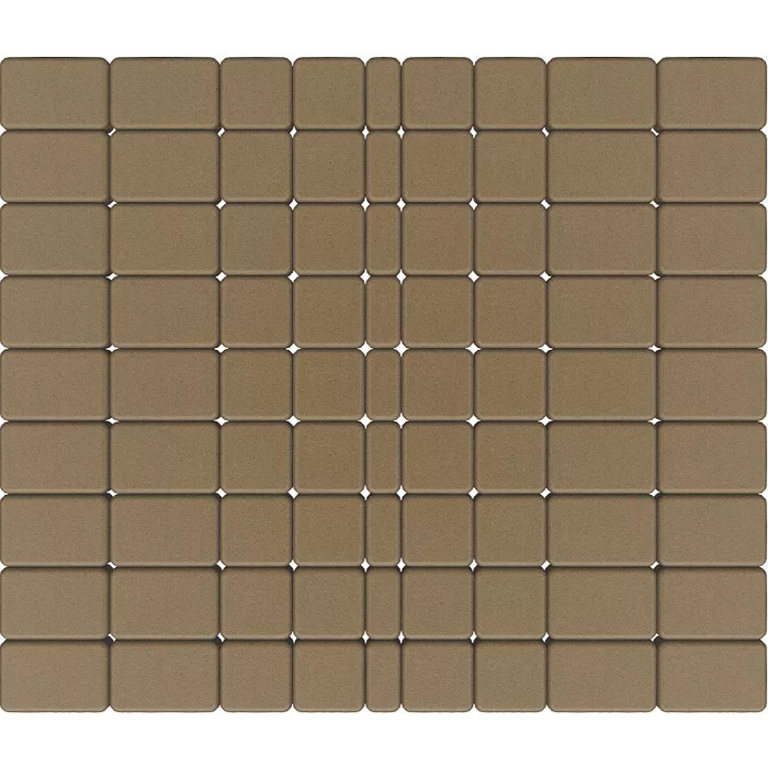 Классика 180х120х60, 120х120х60, 120х60х60 мм Палевый на белом цементе ч/п