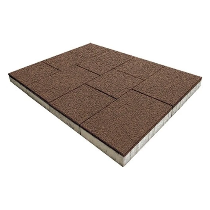 Тротуарная плита Artstein Инсбрук Ланс 60 мм Коричневый