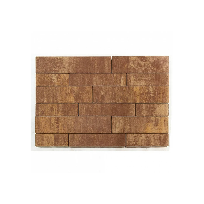 Тротуарная плитка Braer Домино, 60 мм. COLOR MIX