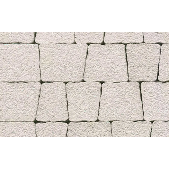 Тротуарная плитка Выбор Антик Б.3.А.6 Гранит 60мм Белый