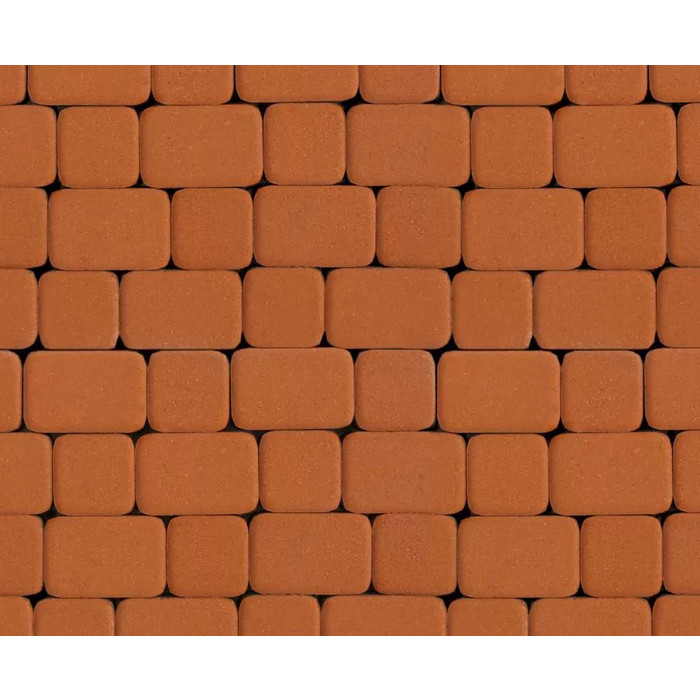 Тротуарная плитка Выбор Классико Б.1.КО.6 М 60 мм Оранжевый