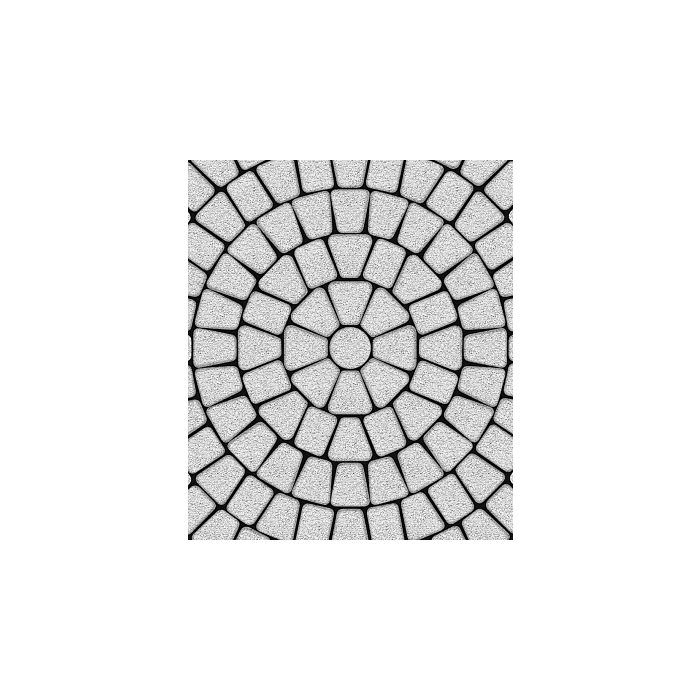 Тротуарная плитка Выбор Классико Б.1.КО.6 М Гранит 60 мм Белый