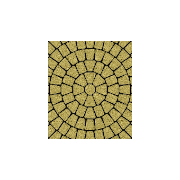 Тротуарная плитка Выбор Классико Б.2.КО.6 60 мм Желтый