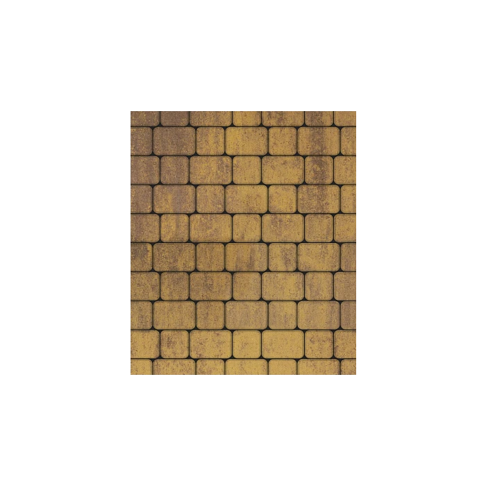 Тротуарная плитка Выбор Классико Листопад А.1.КО.4 40 мм. Янтарь