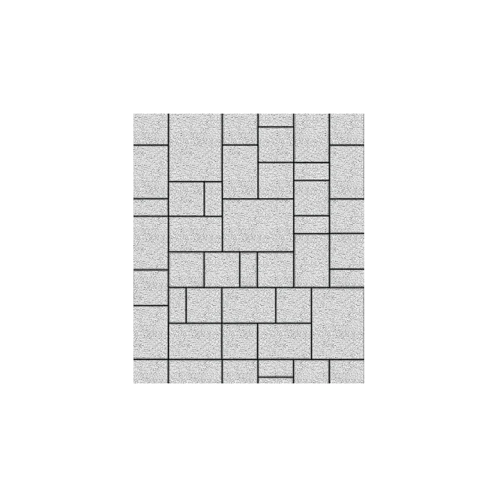 Тротуарная плитка Выбор Мюнхен Б.2. Фсм.6 60 мм гранит Белый