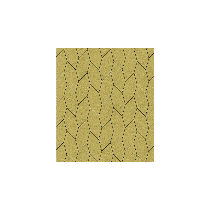 Тротуарная плитка Выбор Скошенный шестиугольник Б.1.ШГ.6 60 мм Стандарт Желтый