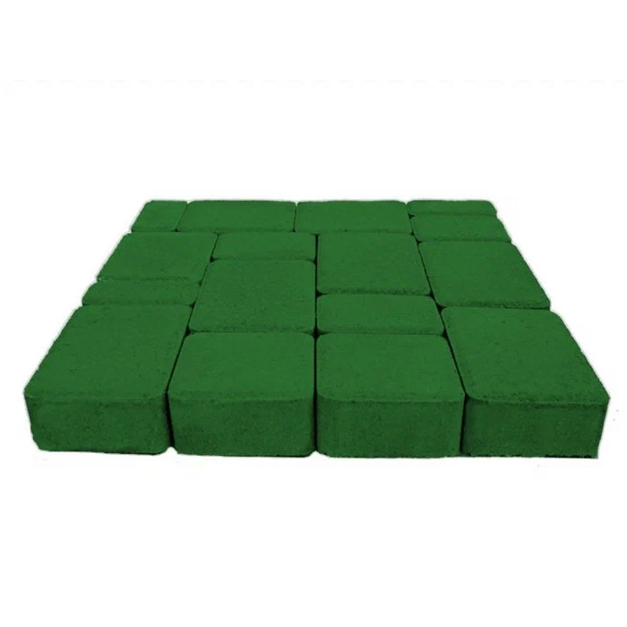 Тротуарная плитка Выбор Старый город 1Ф.6 60 мм. Зеленый