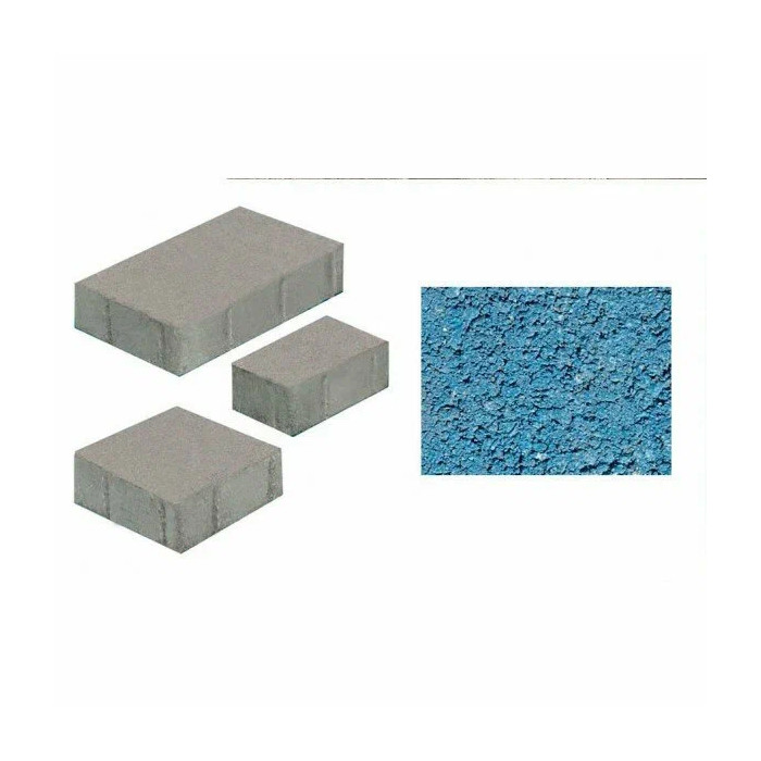 Тротуарная плитка Выбор Старый город 1Ф.6 60 мм. Синий