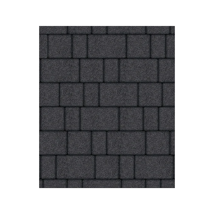 Тротуарная плитка Выбор Старый город 1Ф.6 60 мм. Стоунмикс Черный с белым