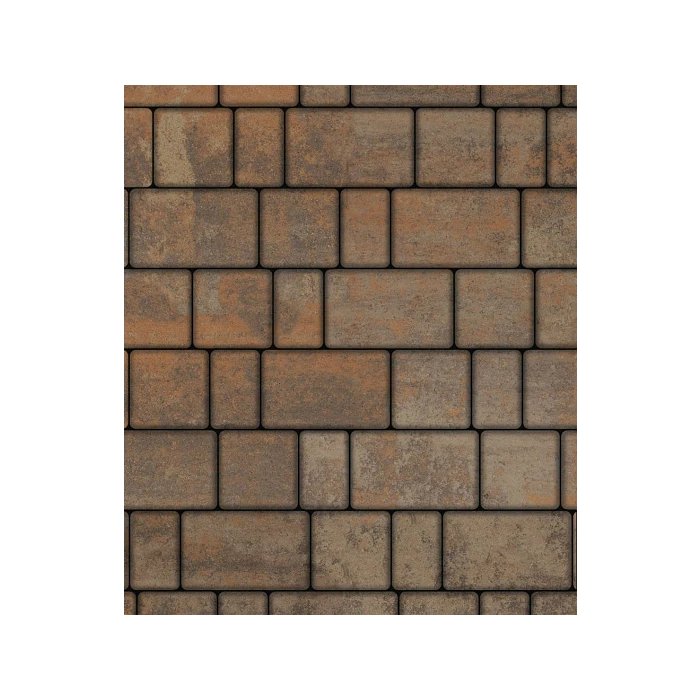 Тротуарная плитка Выбор Старый город Листопад 1Ф.6 60 мм Клинкер