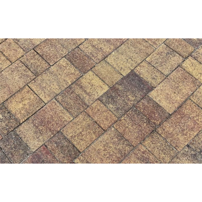 Тротуарная плитка Выбор Старый город Листопад 1Ф.8 Гранит 80 мм. Осень