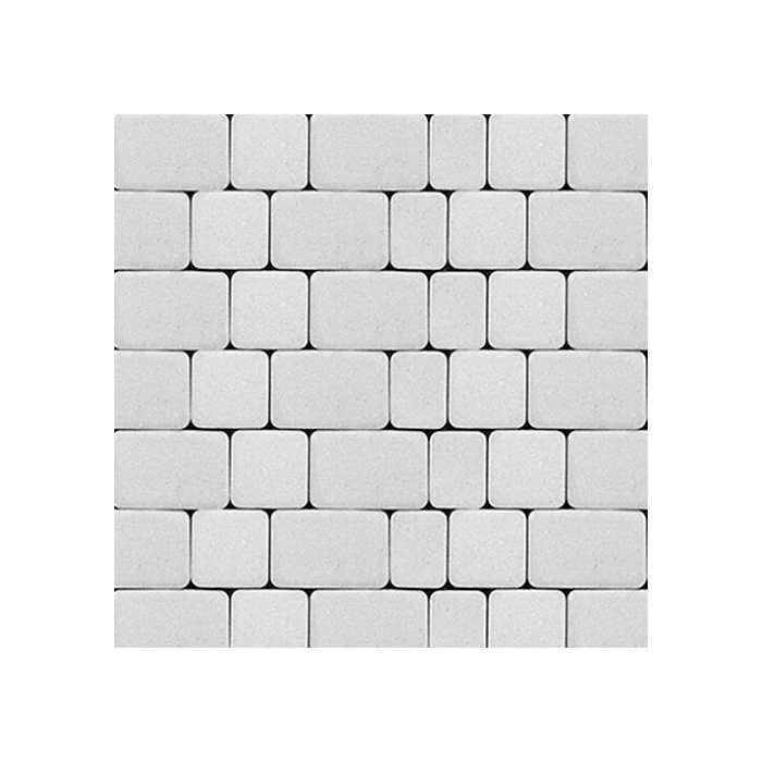 Тротуарная плитка Инсбрук Альт 40 мм Белый