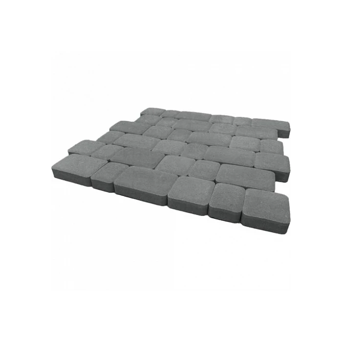 Тротуарная плитка Инсбрук Альт 40 мм Серый