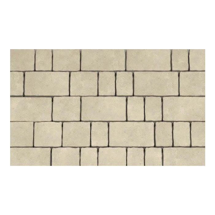 Тротуарная плитка Каменный Век Старый город 60 мм. Белый