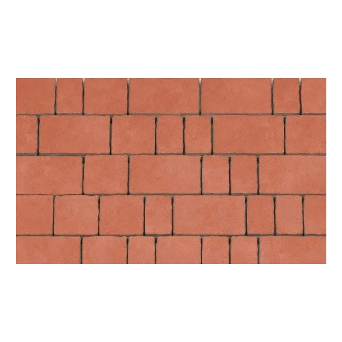 Тротуарная плитка Каменный Век Старый город 60 мм. Оранжевый
