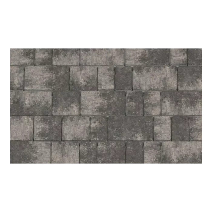 Тротуарная плитка Каменный Век Старый город ColorMix 60 мм. Черно-белый