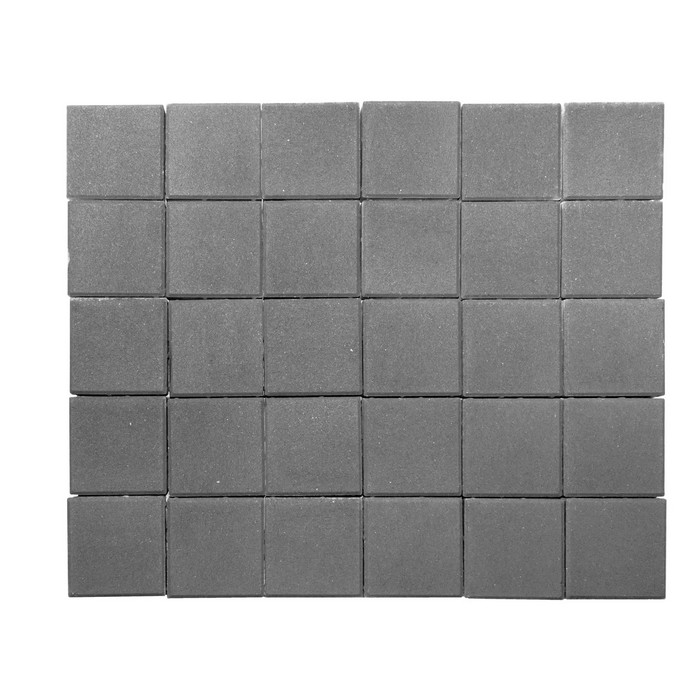 Тротуарная плитка Лидер 40 Квадрат 200х200х60 мм Серый